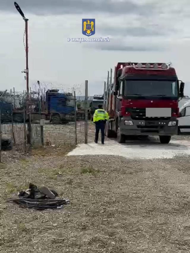 Camionul confiscat