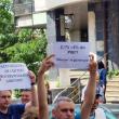 Circa 2.000 de profesori, în stradă, la Suceava. Protestatarii au pichetat sediile PSD și PNL