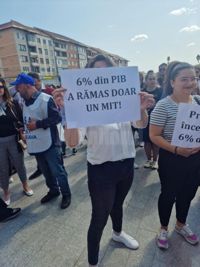 A treia zi de proteste în stradă la Suceava