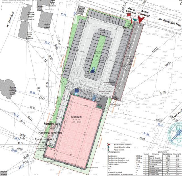 Parcarea viitorului hipermarket din zona Gării Burdujeni va avea aproape 90 de locuri disponibile