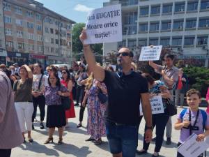 Protestul de marți, 30 mai, din centrul Sucevei
