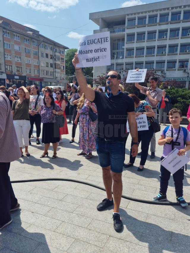 Protestul de marți, 30 mai, din centrul Sucevei