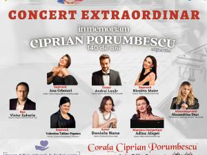 Concert extraordinar In memoriam „Ciprian Porumbescu” – 140 de ani”, luni, la Casa de Cultură a Sindicatelor
