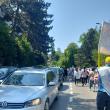 Soferii blocați în trafic de marșul profesorilor nu protestează