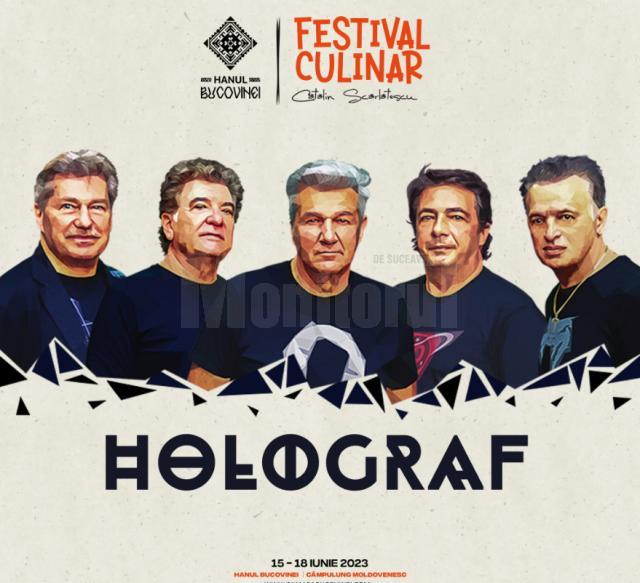 Trupa Holograf va oferi un concert live în cadrul primei ediții a Festivalului Culinar Cătălin Scărlătescu