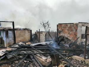 Incendiu izbucnit în satul Stânca, din comuna Zvoriștea