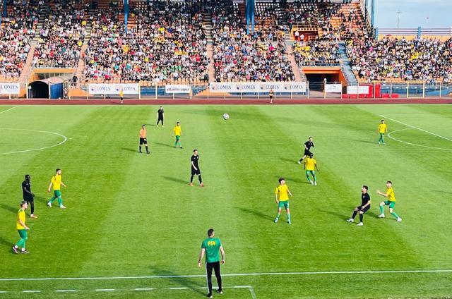 Formaţia pregătită de Dorin Goian a fost învinsă cu 2-0 de echipa gazdă, Ceahlăul