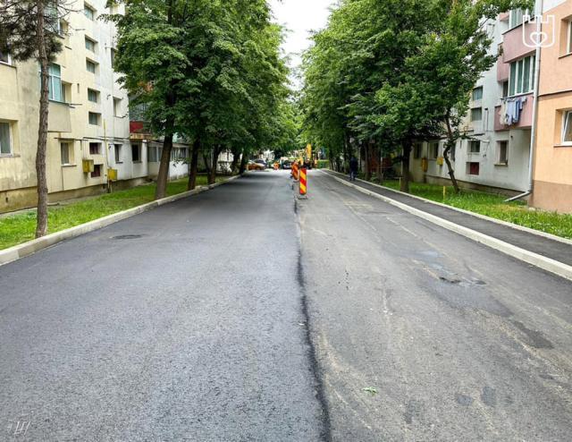 Dublu sens introdus pe strada Călimani, odată cu finalizarea lucrărilor de modernizare