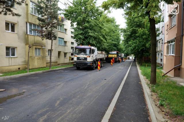 Dublu sens introdus pe strada Călimani, odată cu finalizarea lucrărilor de modernizare