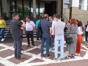 Aproximativ 25 de medici au fost la pichetarea Spitalului de Urgență Suceava