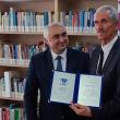 Diploma de Excelenţă oferită de conducerea USV omagiatului Petre Ghervan