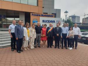 Delegațiile primăriilor partenere cu Suceava, primite de primarul Ion Lungu la sediul municipalității 1