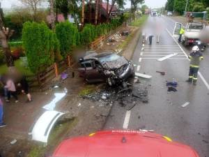 Accident cu 11 victime, între o autoutilitară şi două autoturisme, pe E85