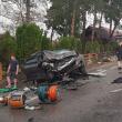 Accident cu 11 victime, între o autoutilitară şi două autoturisme, pe E85