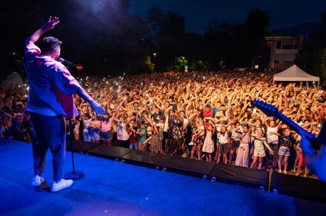 Concert Smiley, pe esplanada din fața universității