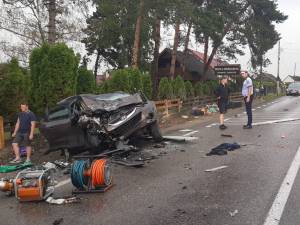 O autoutilitară și două autoturisme s-au ciocnit duminică, pe DN2 (E85), pe raza comunei Drăgușeni