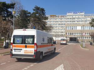 Femeia a fost transferată la Unitatea Primire Urgențe a Spitalului Județean Suceava