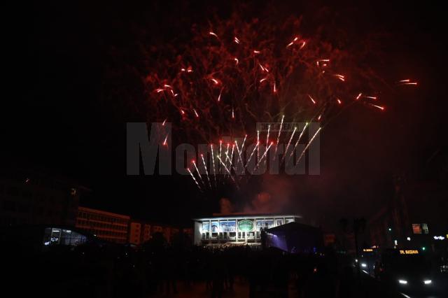 Un frumos foc de artificii a incheiat Zilele Sucevei 2023