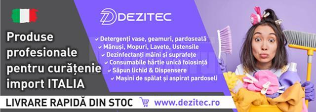 Dezitec – furnizor de produse profesionale pentru igienă și curățenie, vă așteaptă la noul depozit din Suceava, Aleea Dumbrăvii nr 10