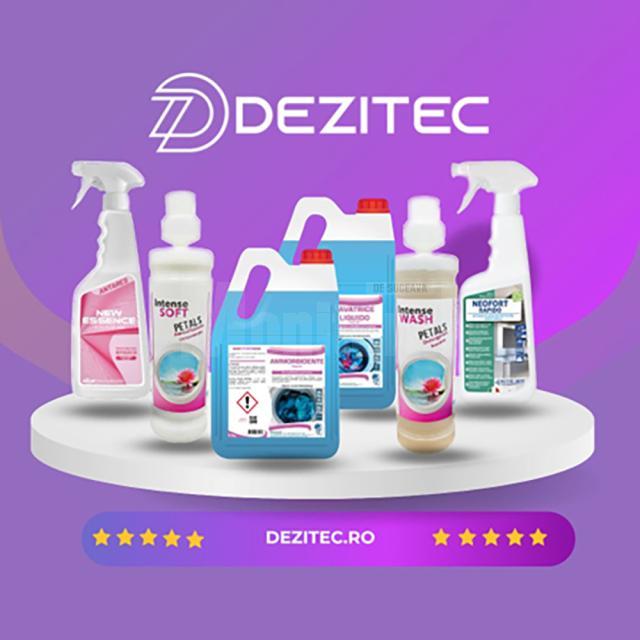 Dezitec – furnizor de produse profesionale pentru igienă și curățenie, vă așteaptă la noul depozit din Suceava, Aleea Dumbrăvii nr 10