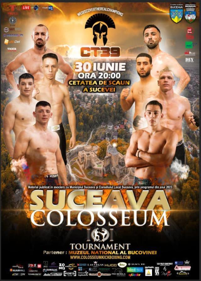 Afișul galei Colosseum Tournament de la Suceava