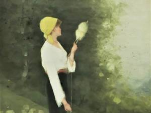 „Păstorița” a fost pictată în 1902