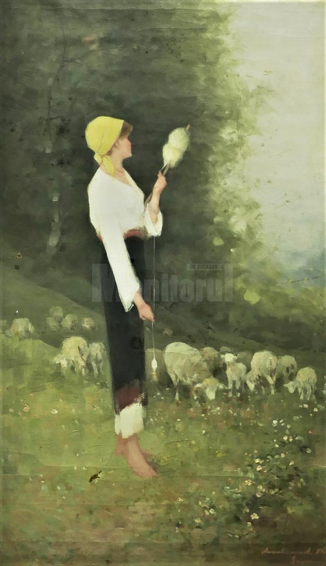 „Păstorița” a fost pictată în 1902