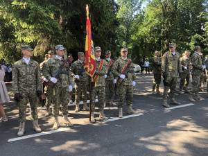 Ceremonialul militar a fost asigurat de mai multe batalioane din România și Republica Moldova