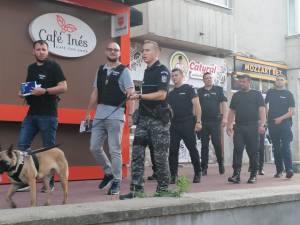 Aproape tot municipiul Suceava, periat de importante forțe ale poliției și jandarmeriei