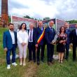 Reprezentanti ai delegatiei polone si ai autoritatilor romane la deschiderea expozitiei din Cacica