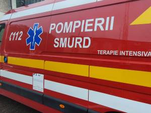 Bărbatul a fost preluat de o ambulanță SMURD în stare gravă