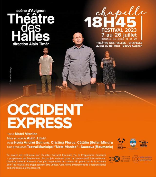 Actori ai Teatrului „Matei Vișniec” Suceava, prezenți cu două spectacole la Festivalul Internațional de Teatru de la Avignon