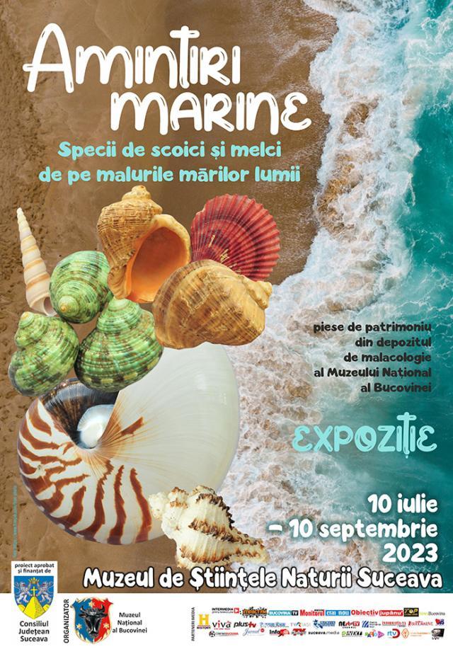 Expoziția „Amintiri marine. Specii de melci și scoici de pe malurile mărilor lumii”, la Muzeul de Științele Naturii