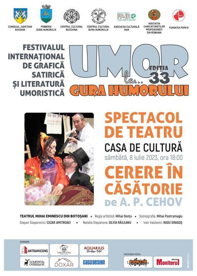 Festivalul Internațional de Grafică Satirică și Literatură Umoristică „Umor la… Gura Humorului”, ediția a XXXIII-a