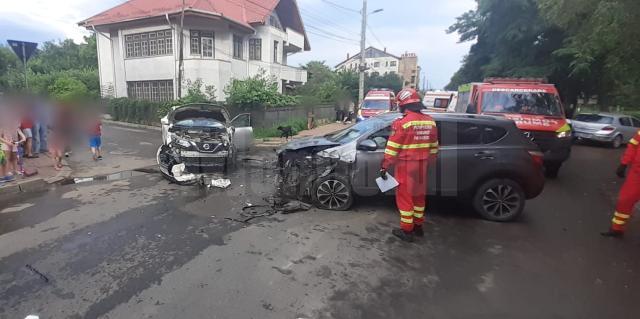 Accident cu patru răniți, în zona Gării Burdujeni