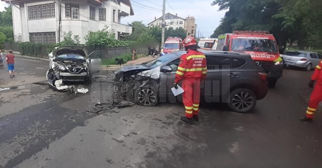 Accident cu patru răniți, în zona Gării Burdujeni