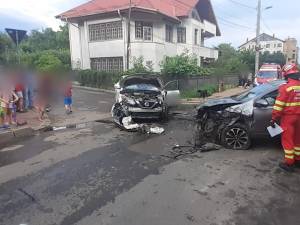 Accidentul de marți seară de pe strada Nicolae Iorga din municipiul Suceava