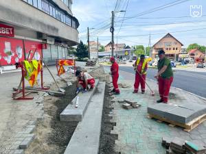 Lucrări în cartierul George Enescu din municipiul Suceava