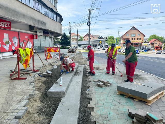 Lucrări în cartierul George Enescu din municipiul Suceava