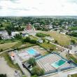 Ștrandul de la Cacica - vedere aeriană