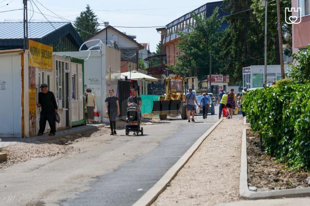 Lucrări de modernizare stradală, cu parcări de reședință și amenajare de spații verzi, în zona Pieței George Enescu