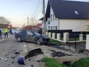 Autoturismul Audi condus de tânărul care a fost condamnat