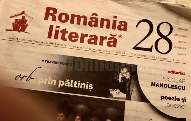 Fragmente din noul volum al scriitoarei Angela Furtună, „Somnul de frumusețe al civilizației”, publicate în „România literară”