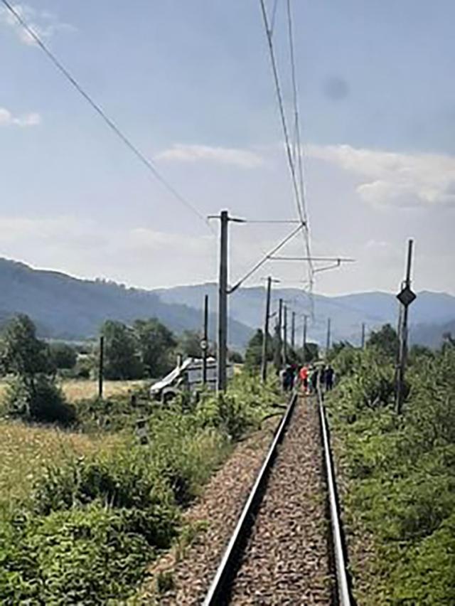 Accident de tren. Foto: Andrei Daniel