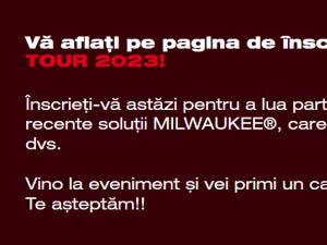 În calitate de reprezentant exclusiv al producătorului american MILWAUKEE TOOL, TEHNOACTIV S.R.L. Suceava organizează evenimentul MILWAUKEE TOUR 2023, eveniment aflat la a 6-a editie