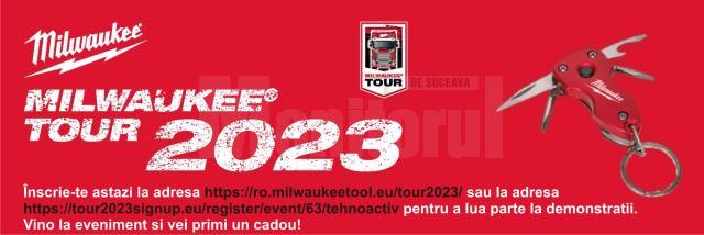 În calitate de reprezentant exclusiv al producătorului american MILWAUKEE TOOL, TEHNOACTIV S.R.L. Suceava organizează evenimentul MILWAUKEE TOUR 2023, eveniment aflat la a 6-a editie