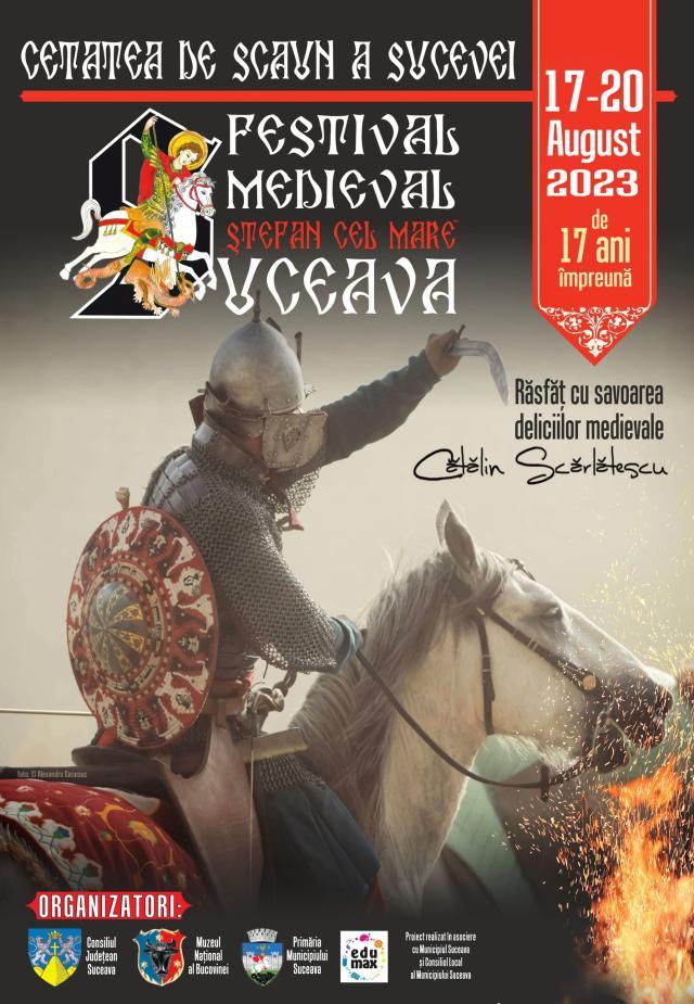 Peste 500 de domnițe și cavaleri din șapte țări vin la Suceava, la Festivalul Medieval „Ștefan cel Mare”