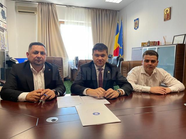 Deputatul PSD de Suceava Gheorghe Șoldan, prezent la semnarea unui contract de 18,5 milioane de lei pentru comuna Arbore