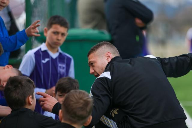 Fostul internațional Mihai Roman şi-a făcut academie de fotbal. Foto Cristian Plosceac