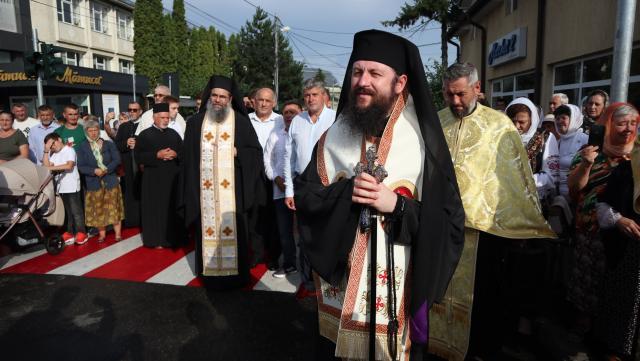 Procesiune religioasă la Fălticeni, de ziua Sfântului Ilie